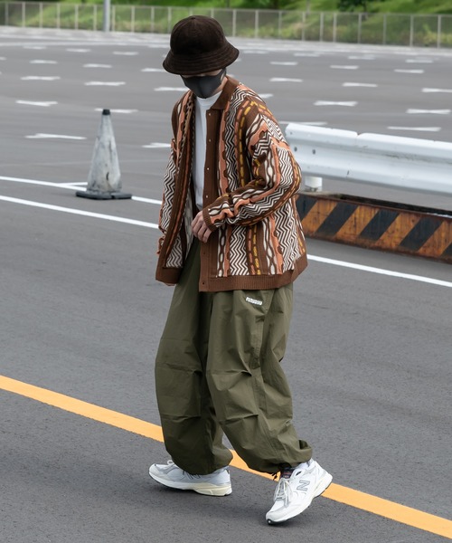 Perushu（ペルーシュ）の「ワイドスノーパンツ(セットアップ着用可能)（その他パンツ・メンズ・カーキ/ネイビー/グレー・LARGE/SMALL/MEDIUM）」の19枚目の写真