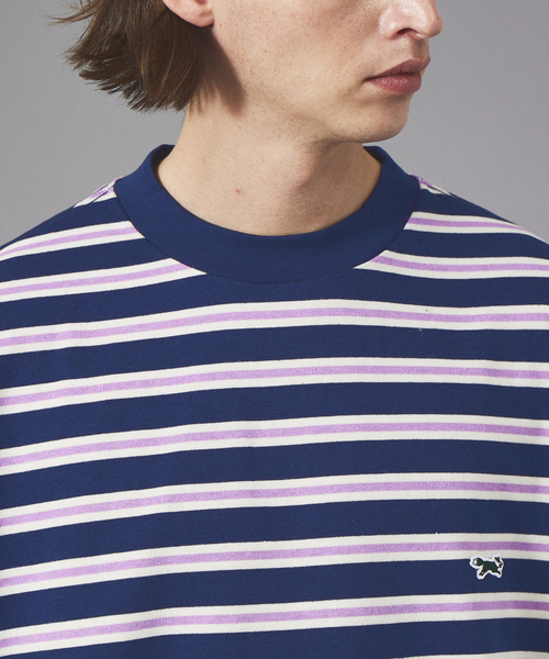 PENNEYS(ぺニーズ)の「PENNEY'S/ペニーズ THE FOX BORDER LS TEE フォックスボーダーLS-TシャツユニセックスPN22F013(Tシャツ/カットソー・メンズ・グリーン/ネイビー/ブラック・L/XL/M)」の12枚目の写真