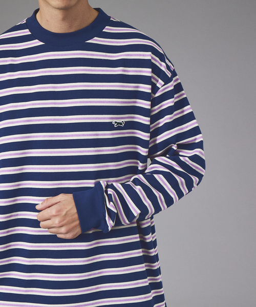 PENNEYS(ぺニーズ)の「PENNEY'S/ペニーズ THE FOX BORDER LS TEE フォックスボーダーLS-TシャツユニセックスPN22F013(Tシャツ/カットソー・メンズ・グリーン/ネイビー/ブラック・L/XL/M)」の11枚目の写真