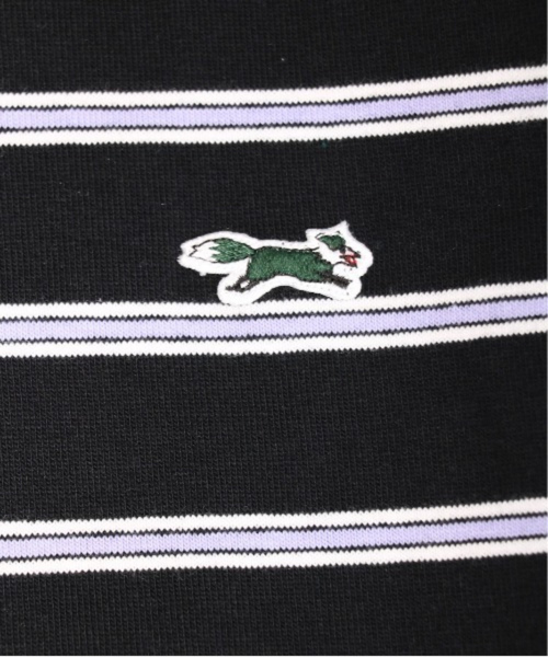 PENNEYS(ぺニーズ)の「PENNEY'S/ペニーズ THE FOX BORDER LS TEE フォックスボーダーLS-TシャツユニセックスPN22F013(Tシャツ/カットソー・メンズ・グリーン/ネイビー/ブラック・L/XL/M)」の4枚目の写真