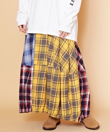 チャイハネ | 【チャイハネ】チェックパッチワークバルーンスカート(スカート)
