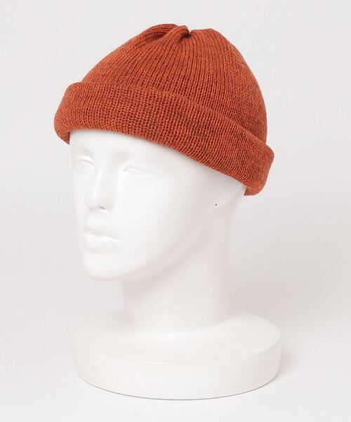 HIGHLAND 2000（ハイランドトゥーサウザンド）の「HIGHLAND2000/ハイランド2000　BW Tubular Bobbycap チューブラーボビーキャップ　ニットキャップ　ワッチキャップ（ニットキャップ/ビーニー・メンズ・ブラック/グレー/レンガ/パープル・F）」の4枚目の写真