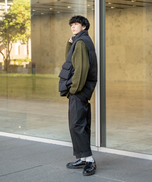 極美品✨OLLEBOREBLA ウール ニット 上着 カーディガン カーキ 11color) (WOOL 20) アルパカウールニットラウンドカーディガン