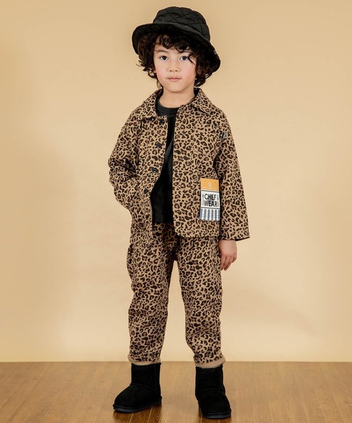 F.O.KIDS（エフオーキッズ）の「F.O.KIDS/エフオーキッズ シェフシャツジャケット（デニムジャケット・キッズ・ネイビー/ブルー系/ワインレッド/レオパード/ベージュ/カーキ・140/130）」の11枚目の写真