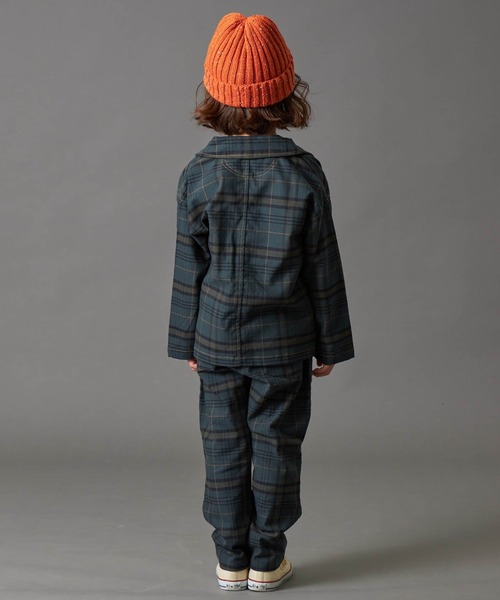 F.O.KIDS（エフオーキッズ）の「F.O.KIDS/エフオーキッズ シェフシャツジャケット（デニムジャケット・キッズ・ネイビー/ブルー系/ワインレッド/レオパード/ベージュ/カーキ・140/130）」の19枚目の写真