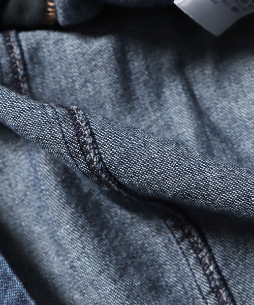 F.O.KIDS（エフオーキッズ）の「F.O.KIDS/エフオーキッズ シェフシャツジャケット（デニムジャケット・キッズ・ネイビー/ブルー系/ワインレッド/レオパード/ベージュ/カーキ・140/130）」の21枚目の写真