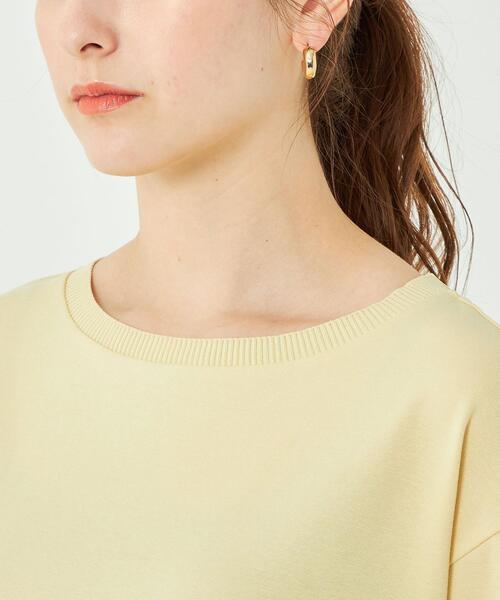 green label relaxing（グリーンレーベルリラクシング）の「ミラノ ポンチ リブツキ クルーネック プルオーバー カットソー（Tシャツ/カットソー・レディース・ホワイト/ネイビー/イエロー/その他1・FREE）」の14枚目の写真