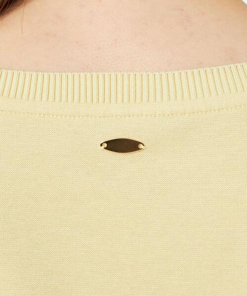 green label relaxing（グリーンレーベルリラクシング）の「ミラノ ポンチ リブツキ クルーネック プルオーバー カットソー（Tシャツ/カットソー・レディース・ホワイト/ネイビー/イエロー/その他1・FREE）」の15枚目の写真