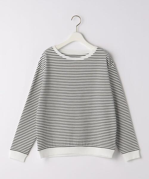 green label relaxing（グリーンレーベルリラクシング）の「ミラノ ポンチ リブツキ クルーネック プルオーバー カットソー（Tシャツ/カットソー・レディース・ホワイト/ネイビー/イエロー/その他1・FREE）」の7枚目の写真