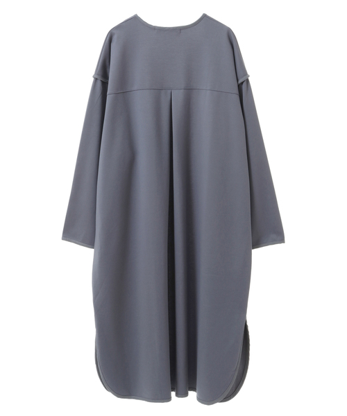 MELROSE claire（メルローズ クレール）の「【ウォーム感のあるノーカラーパイピングコート】（その他アウター・レディース・ブルーグレー/アイボリー/ブラック・FREE）」の16枚目の写真