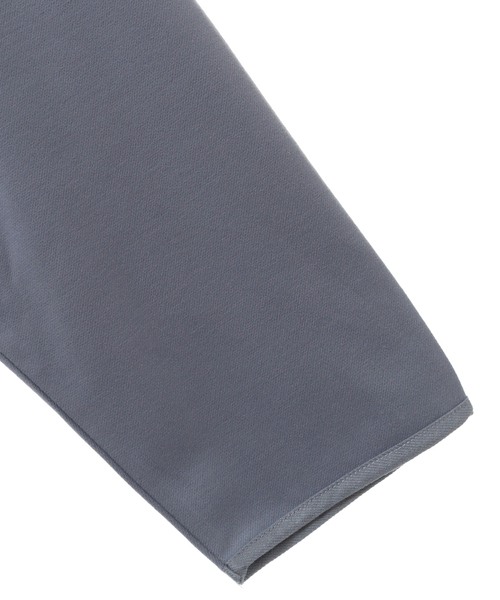 MELROSE claire（メルローズ クレール）の「【ウォーム感のあるノーカラーパイピングコート】（その他アウター・レディース・ブルーグレー/アイボリー/ブラック・FREE）」の14枚目の写真