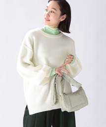 袖ボリュームスリットプルオーバー