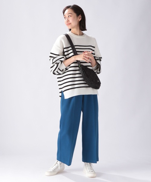 niko and...（ニコアンド）の「袖ボリュームスリットプルオーバー（ニット/セーター・レディース・ホワイト/オフホワイト/グレー/ピンク/ブルー・MEDIUM/LARGE）」の11枚目の写真