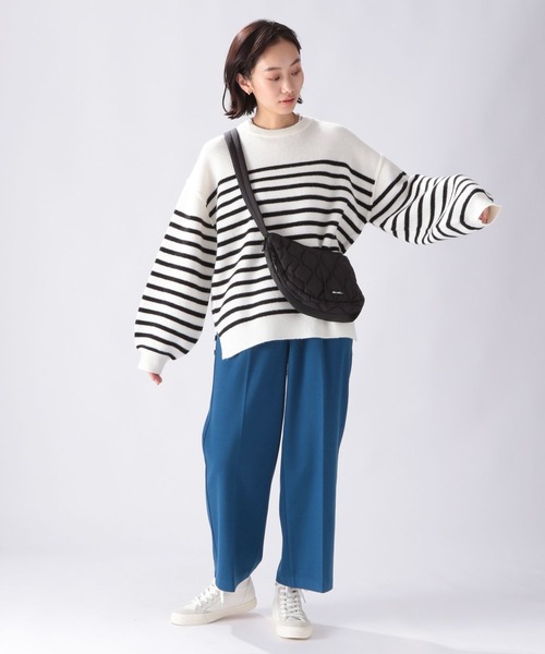 niko and...（ニコアンド）の「袖ボリュームスリットプルオーバー（ニット/セーター・レディース・ホワイト/オフホワイト/グレー/ピンク/ブルー・MEDIUM/LARGE）」の14枚目の写真