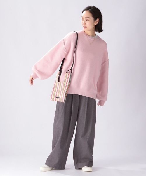 セール】袖ボリュームスリットプルオーバー（ニット/セーター）｜niko