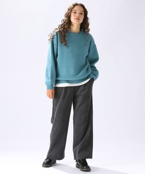 niko and...（ニコアンド）の「袖ボリュームスリットプルオーバー（ニット/セーター・レディース・ホワイト/オフホワイト/グレー/ピンク/ブルー・MEDIUM/LARGE）」の12枚目の写真