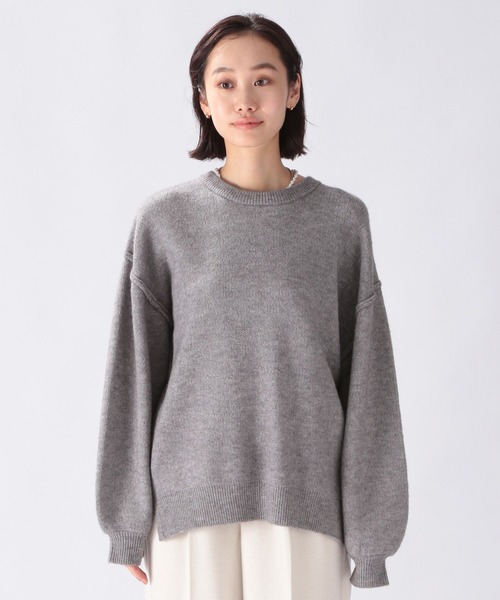 niko and...（ニコアンド）の「袖ボリュームスリットプルオーバー（ニット/セーター・レディース・ホワイト/オフホワイト/グレー/ピンク/ブルー・MEDIUM/LARGE）」の15枚目の写真