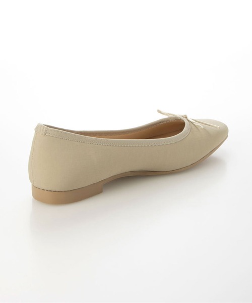 enchanted（エンチャンテッド）の「《晴雨兼用》撥水オニベジスクエアバレエシューズ（パンプス・レディース・カーキ/イエロー/ブラック/ベージュ/パープル/ネイビー・35/36/37/38/39/40）」の15枚目の写真