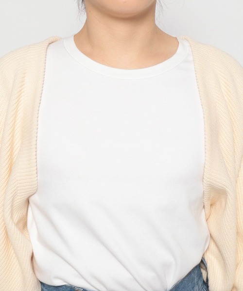 LOWRYS FARM（ローリーズファーム）の「マルチＷＡＹボレロカーデロングスリーブ　183177（カーディガン/ボレロ・レディース・ブルー/アイボリー/オレンジ・FREE）」の16枚目の写真