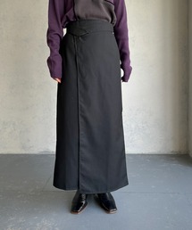 &g'aime | 【&g’aime】レザーベルトラップスカート(スカート)