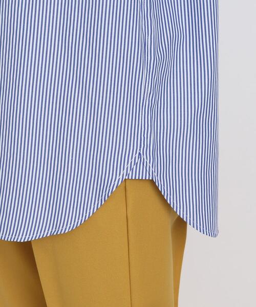 DRESKIP（ドレスキップ）の「◆パール調ボタン バンドカラー ブラウス（シャツ/ブラウス・レディース・ピンク系7/ネイビー系7/ブルー系2/オフホワイト・02/03）」の10枚目の写真