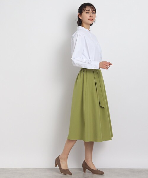 DRESKIP（ドレスキップ）の「◆パール調ボタン バンドカラー ブラウス（シャツ/ブラウス・レディース・ピンク系7/ネイビー系7/ブルー系2/オフホワイト・02/03）」の16枚目の写真