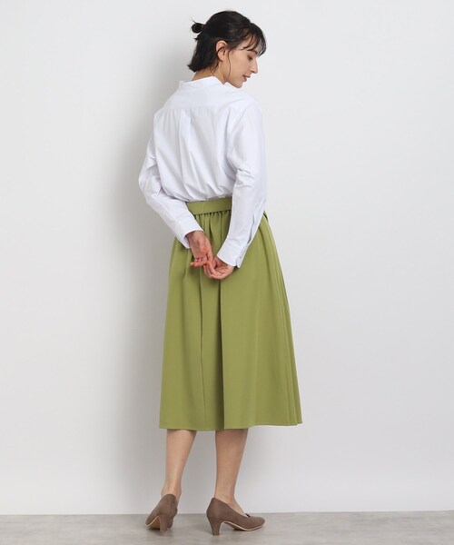 DRESKIP（ドレスキップ）の「◆パール調ボタン バンドカラー ブラウス（シャツ/ブラウス・レディース・ピンク系7/ネイビー系7/ブルー系2/オフホワイト・02/03）」の17枚目の写真