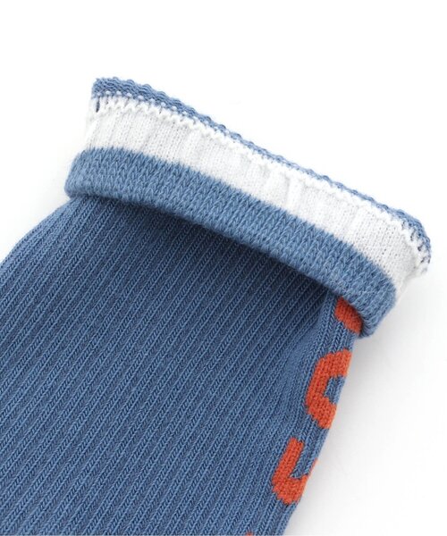 Ampersand(アンパサンド)の「ロゴソックス(ソックス/靴下・キッズ・ブラック/グレー/ブルー・12/15 /18/21/24)」の8枚目の写真