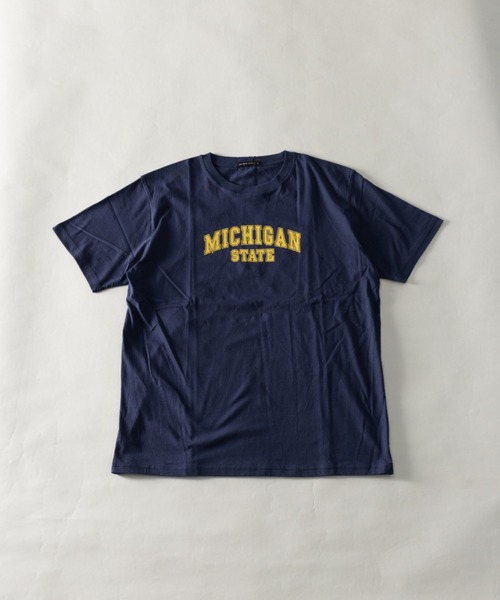 NYLAUS（ナイラス）の「CITYロゴプリントアソート レギュラーフィット ショートスリーブTシャツ（Tシャツ/カットソー・メンズ・ブラック系3/ホワイト系4/ブラック系6/ホワイト系8/ブラック系5/ブラック系8/ブラック系7/ブラック系2/ブラック系1/イエロー/グリーン/ホワイト系7/レッド/オレンジ系2/ホワイト系3/オレンジ系1/パープル/ホワイト系1/ネイビー/ブラック系4/ホワイト系6/ホワイト系5/ブルー/ホワイト系2・L/LL/M）」の18枚目の写真