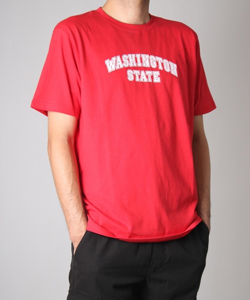 NYLAUS（ナイラス）の「CITYロゴプリントアソート レギュラーフィット ショートスリーブTシャツ（Tシャツ/カットソー・メンズ・ブラック系3/ホワイト系4/ブラック系6/ホワイト系8/ブラック系5/ブラック系8/ブラック系7/ブラック系2/ブラック系1/イエロー/グリーン/ホワイト系7/レッド/オレンジ系2/ホワイト系3/オレンジ系1/パープル/ホワイト系1/ネイビー/ブラック系4/ホワイト系6/ホワイト系5/ブルー/ホワイト系2・L/LL/M）」の22枚目の写真