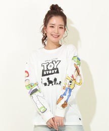 Disney（ディズニー）の「親子お揃い ディズニー 袖キャラクターロンT 7867A（Tシャツ/カットソー）」