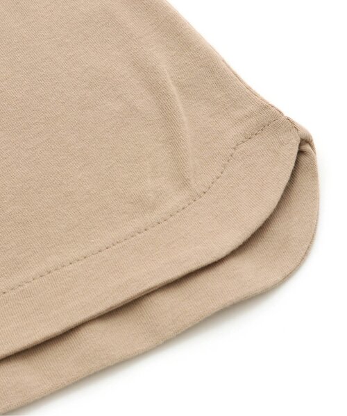 Ampersand（アンパサンド）の「【premier】グラフィック刺繍サイドスリットTシャツ（Tシャツ/カットソー・キッズ・ベージュ/グレー/オフホワイト・70/80/110/130/90/120/100/140）」の9枚目の写真