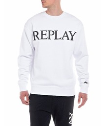 REPLAY | PURE LOGOコットンスウェット(スウェット)