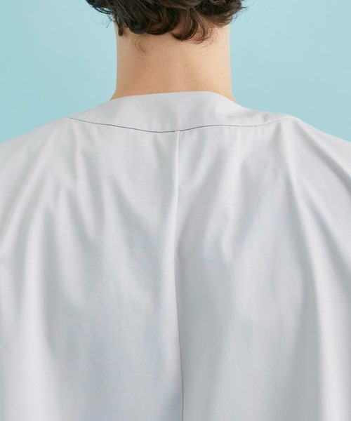 CITY TOKYO（シティトウキョウ）の「サマージャージーリラックスカーディガン│セットアップ対応（カーディガン/ボレロ・メンズ・ライトグレー/ダークブラウン/ブラック・1/2/3）」の18枚目の写真