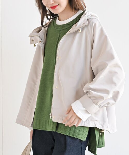 rps（アールピーエス）の「ラグランマウンテンパーカー（マウンテンパーカー・レディース・ピンク/ベージュ系その他/ライトカーキ/ブラック/カーキ/モカ・フリー）」の4枚目の写真