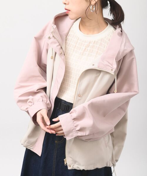 rps（アールピーエス）の「ラグランマウンテンパーカー（マウンテンパーカー・レディース・ピンク/ベージュ系その他/ライトカーキ/ブラック/カーキ/モカ・フリー）」の6枚目の写真