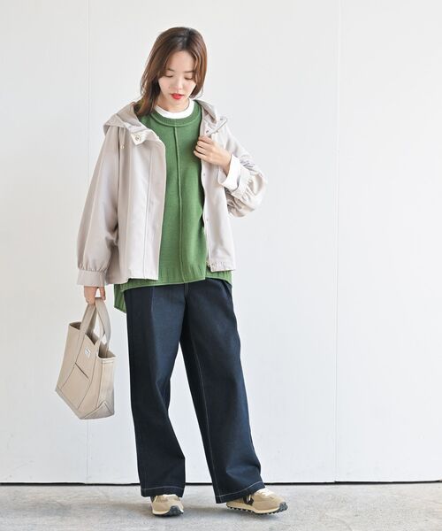 rps（アールピーエス）の「ラグランマウンテンパーカー（マウンテンパーカー・レディース・ピンク/ベージュ系その他/ライトカーキ/ブラック/カーキ/モカ・フリー）」の19枚目の写真