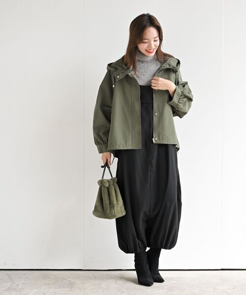 rps（アールピーエス）の「ラグランマウンテンパーカー（マウンテンパーカー・レディース・ピンク/ベージュ系その他/ライトカーキ/ブラック/カーキ/モカ・フリー）」の10枚目の写真