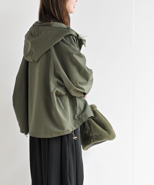 rps（アールピーエス）の「ラグランマウンテンパーカー（マウンテンパーカー・レディース・ピンク/ベージュ系その他/ライトカーキ/ブラック/カーキ/モカ・フリー）」の16枚目の写真