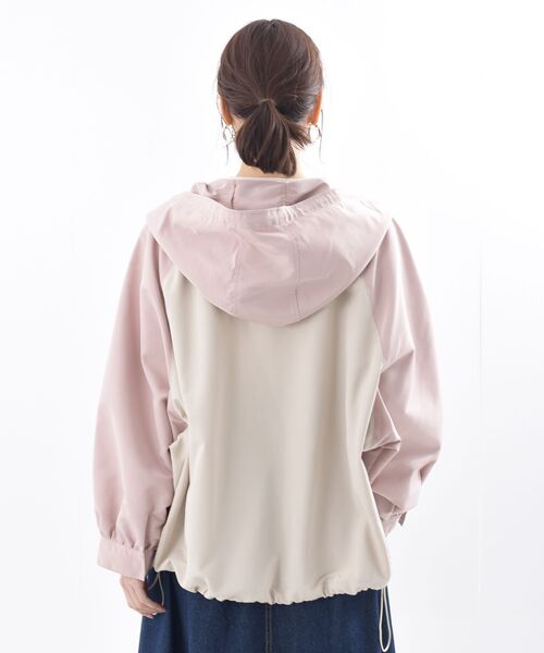 rps（アールピーエス）の「ラグランマウンテンパーカー（マウンテンパーカー・レディース・ピンク/ベージュ系その他/ライトカーキ/ブラック/カーキ/モカ・フリー）」の12枚目の写真