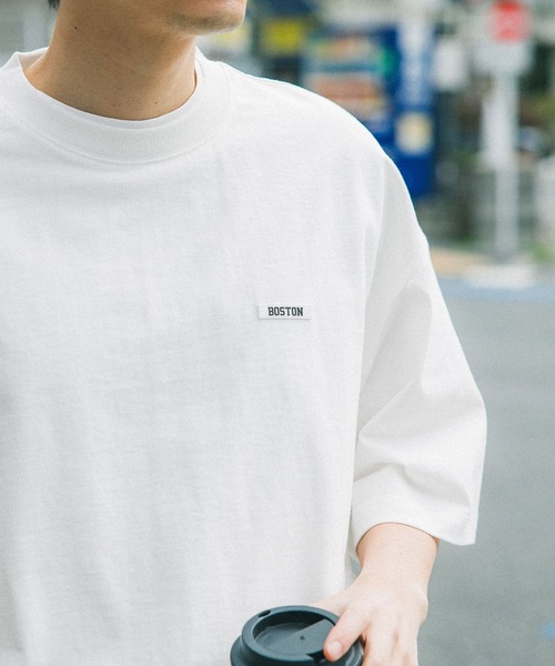 coca(coca)(コカ)の「メンズシリコンラバーワッペン半袖T(Tシャツ/カットソー・メンズ・ネイビー/ホワイト/ブラック・M/L/XL)」の5枚目の写真