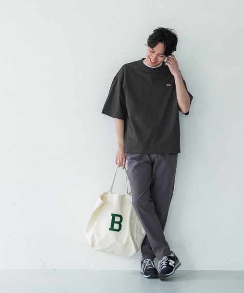 coca(coca)(コカ)の「メンズシリコンラバーワッペン半袖T(Tシャツ/カットソー・メンズ・ネイビー/ホワイト/ブラック・M/L/XL)」の6枚目の写真