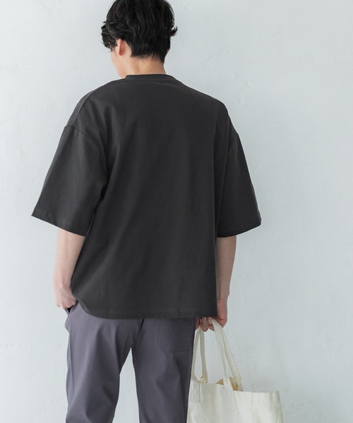 coca(coca)(コカ)の「メンズシリコンラバーワッペン半袖T(Tシャツ/カットソー・メンズ・ネイビー/ホワイト/ブラック・M/L/XL)」の7枚目の写真