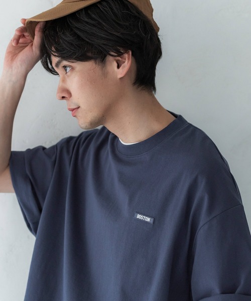 coca(coca)(コカ)の「メンズシリコンラバーワッペン半袖T(Tシャツ/カットソー・メンズ・ネイビー/ホワイト/ブラック・M/L/XL)」の10枚目の写真