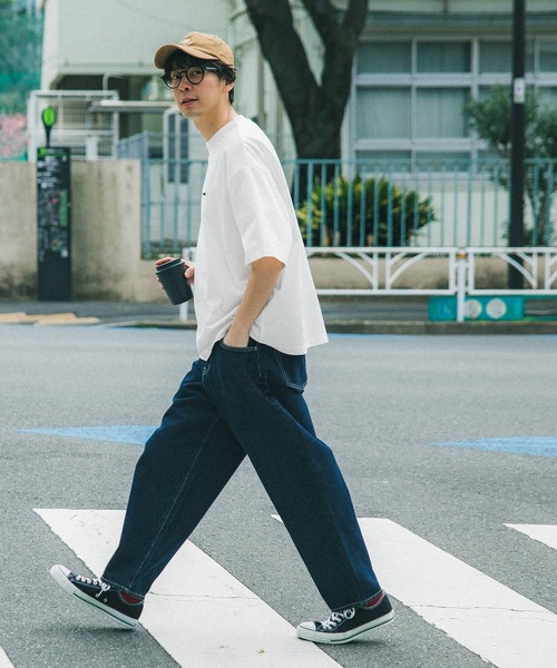 coca(coca)(コカ)の「メンズシリコンラバーワッペン半袖T(Tシャツ/カットソー・メンズ・ネイビー/ホワイト/ブラック・M/L/XL)」の4枚目の写真