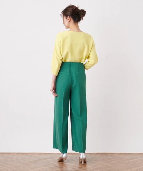 Brahmin（ブラーミン）の「【BRAHMIN】七分袖ボートネックニット（ニット/セーター・レディース・ロイヤルブルー/レモンイエロー/サンドベージュ・2）」の7枚目の写真