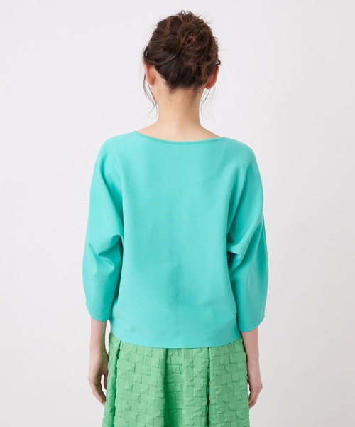 Brahmin（ブラーミン）の「【BRAHMIN】七分袖ボートネックニット（ニット/セーター・レディース・ロイヤルブルー/レモンイエロー/サンドベージュ・2）」の16枚目の写真