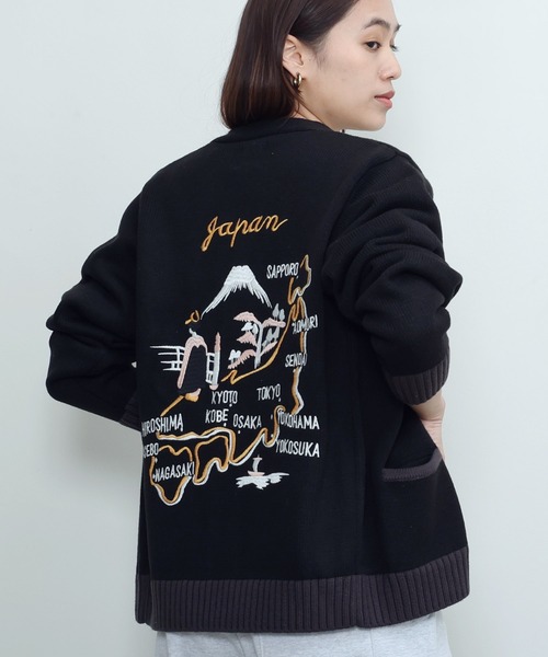 HOUSTON / ヒューストン SOUVENIR CARDIGAN スーベニア カーディガン