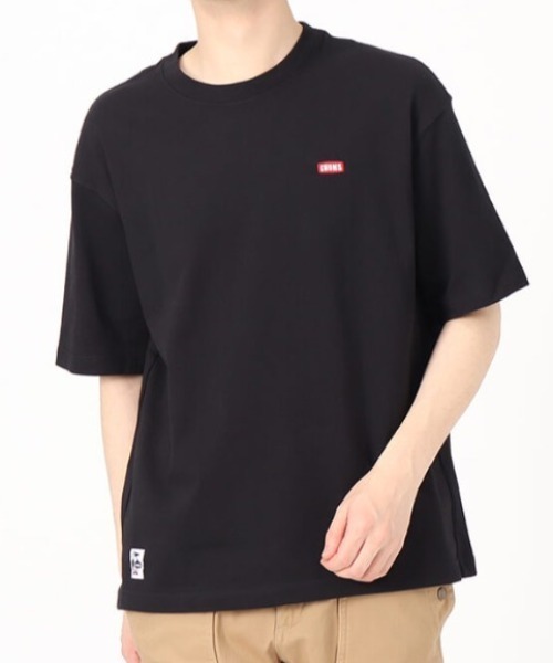 CHUMS(チャムス)の「CHUMS/チャムス オーバーサイズ フラワーブービーロゴ コラボTシャツ/バックプリントTシャツ/半袖Tシャツ CH01-2200(Tシャツ/カットソー・メンズ・ブラック/ホワイト・XL/M/L)」の14枚目の写真