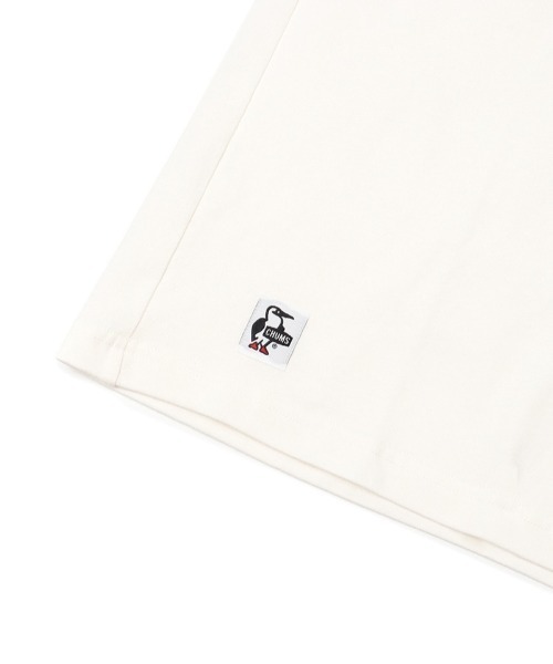 CHUMS(チャムス)の「CHUMS/チャムス オーバーサイズ フラワーブービーロゴ コラボTシャツ/バックプリントTシャツ/半袖Tシャツ CH01-2200(Tシャツ/カットソー・メンズ・ブラック/ホワイト・XL/M/L)」の7枚目の写真